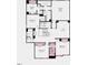Second floor floorplan showing the Owner's Suite, Loft, Laundry and additional bedrooms at 121 Seagraves Creek Ln, Holly Springs, NC 27540