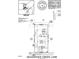 Detailed lot plan showing the building footprint, setbacks, and surrounding area at 121 Seagraves Creek Ln, Holly Springs, NC 27540