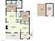 Detailed floor plan showcasing the layout of the home at 1410 Shawnee St, Durham, NC 27701