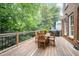 Home exterior featuring a spacious wood deck for outdoor entertainment at 1414 Park Dr, Raleigh, NC 27605