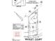 Survey of land including building, utilities, right of way and setback areas at 147 Rivulet Ct, Cary, NC 27519