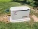Whole house generator with gas line connections at 18 Clover Hil Pl, Durham, NC 27712