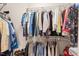 Walk-in closet with ample storage and well-organized shelving and hanging space at 1924 Rustica Dr, Durham, NC 27713