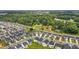Aerial view of a residential community surrounded by greenery at 2177 Campbell, Burlington, NC 27215