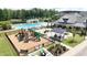 Community amenities include a pool, playground, clubhouse, and outdoor seating areas for Gathering fun at 2713 Jazzy St, New Hill, NC 27562