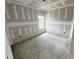 Spacious bedroom awaiting finishing touches, featuring a window, ready for customization and design at 360 Ambassador Dr, Clayton, NC 27520