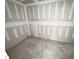 Unfinished closet space, ready for your personal touch, perfect for organizing and storage at 360 Ambassador Dr, Clayton, NC 27520
