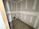 Unfinished laundry room awaiting fixtures and appliances at 360 Ambassador Dr, Clayton, NC 27520