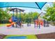 Colorful community playground with slides, climbing structures, and safe turf, perfect for Gathering fun at 3604 Thorndike Dr, Wake Forest, NC 27587
