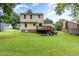Backyard featuring a wooden deck at 3605 Iron Sight Ct, Raleigh, NC 27616