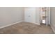 Bedroom with closet and neutral colored walls and floors at 3724 Stevens Chapel Rd, Smithfield, NC 27577