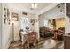 Charming dining area with wood table and chairs, connected to the living room at 520 Park Ave, Rocky Mount, NC 27801