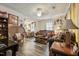 Comfortable living room with stylish furnishings and a view into the dining area at 520 Park Ave, Rocky Mount, NC 27801