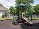 Playground equipment in the community with a slide and steps at 5225 Big Bass Dr, Raleigh, NC 27610
