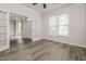 Bright office space with French doors, modern flooring, and plenty of natural light at 616 Cheselden Dr, Durham, NC 27713