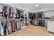 Large walk-in closet featuring custom shelving at 88 Priscilla Ln, Fuquay Varina, NC 27526