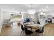 Open concept living room and dining room, seamlessly connected to the kitchen at 947 Manchester Dr, Cary, NC 27511