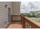 Deck showcasing views of a residential neighborhood and nearby houses at 996 Tender Dr, Apex, NC 27502