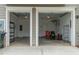 Spacious two-car garage with ample storage and organization potential at 996 Tender Dr, Apex, NC 27502