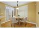 Cozy dining area with stylish seating and abundant natural light, ideal for Gathering meals at 1016 Pasture View Ln, Raleigh, NC 27603