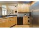 Well-appointed kitchen with stainless steel appliances and a breakfast bar, offering modern convenience at 1016 Pasture View Ln, Raleigh, NC 27603