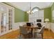Study with white wainscoting, a round wooden table, and a large window for ample natural light at 1016 Pasture View Ln, Raleigh, NC 27603