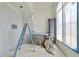 Bathroom featuring a vanity and large window at 1221 Dixie Trl, Raleigh, NC 27607