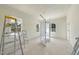 Bedroom ready for final touches, featuring fresh paint and awaiting flooring at 1221 Dixie Trl, Raleigh, NC 27607