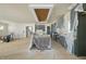 Spacious kitchen area with modern cabinet and island layouts, awaiting final installations for a modern gourmet experience at 1221 Dixie Trl, Raleigh, NC 27607