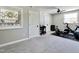 Bedroom with office space and workout area at 1500 River Mill Dr # 310, Wake Forest, NC 27587