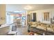 Open concept living room and kitchen with lots of space and natural light at 1726 Morgantown Rd, Burlington, NC 27217
