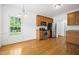 Bright kitchen area with stainless steel appliances, hardwood floors and an abundance of natural light at 2418 Mont Haven Dr, Durham, NC 27712