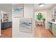 Open-concept kitchen and dining area with stainless steel appliances at 3086 Colony Rd # C, Durham, NC 27705