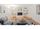 Charming living room features a fireplace, built-in shelves, and a comfortable seating arrangement at 3086 Colony Rd # C, Durham, NC 27705
