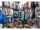 Spacious walk-in closet providing ample storage with racks and shelving for clothing and accessories at 309 W Divine St, Dunn, NC 28334