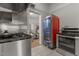 Commercial kitchen with stainless steel appliances at 309 W Divine St, Dunn, NC 28334