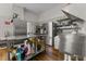 Commercial kitchen with stainless steel appliances and ample counter space at 309 W Divine St, Dunn, NC 28334
