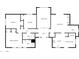 Detailed floor plan showcasing the layout of the bedrooms, living spaces, and bathrooms at 3721 Suffolk St, Durham, NC 27707