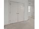 Hallway features carpeted floors and a large closet creating practical storage space at 40 Horizon Trl, Garner, NC 27529