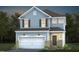 Charming two-story home with a two-car garage and classic architectural details at 416 Grange Farm Pl, Raleigh, NC 27603
