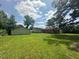Spacious backyard with a storage shed and house at 625 Revell Rd, Selma, NC 27576