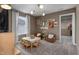 Playroom featuring seating, table, and neutral color scheme at 700 Ben Ledi Ct, Raleigh, NC 27603