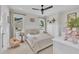 Well-lit bedroom with unique accents, comfortable seating, and serene ambiance at 800 Wilcox St, Raleigh, NC 27607
