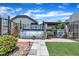 Backyard with an above ground pool, patio, gazebo, and a greenhouse at 85 Willard Wood Run, Benson, NC 27504