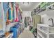 Walk-in closet with lots of storage options at 85 Willard Wood Run, Benson, NC 27504