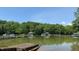 Beautiful water view with multiple docks and calm water, ideal for boating or fishing at 94 S Waters Edge Ln, Henderson, NC 27537