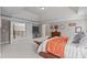 Spacious main bedroom featuring carpeted floors, tray ceilings, and a private ensuite bathroom at 111 Revere Forest Ct, Cary, NC 27519