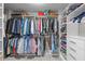 Large walk-in closet with custom shelving providing ample storage space at 111 Revere Forest Ct, Cary, NC 27519