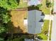 Aerial view showcasing the home, backyard, deck, and surrounding neighborhood at 114 Council Gap Ct, Cary, NC 27513