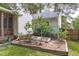 Beautiful backyard with gardening beds and room to add more! at 1209 Edgevale Rd, Durham, NC 27701
